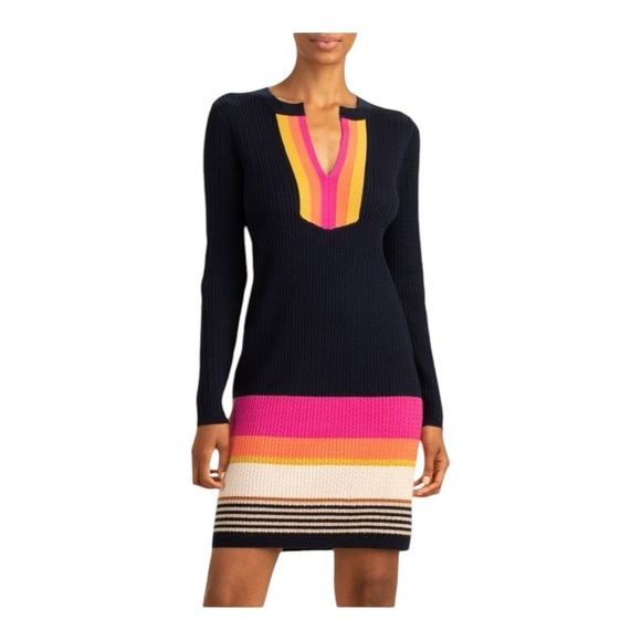 TRINA TURK Camp Striped Minidress NWT - Picture 3 of 9